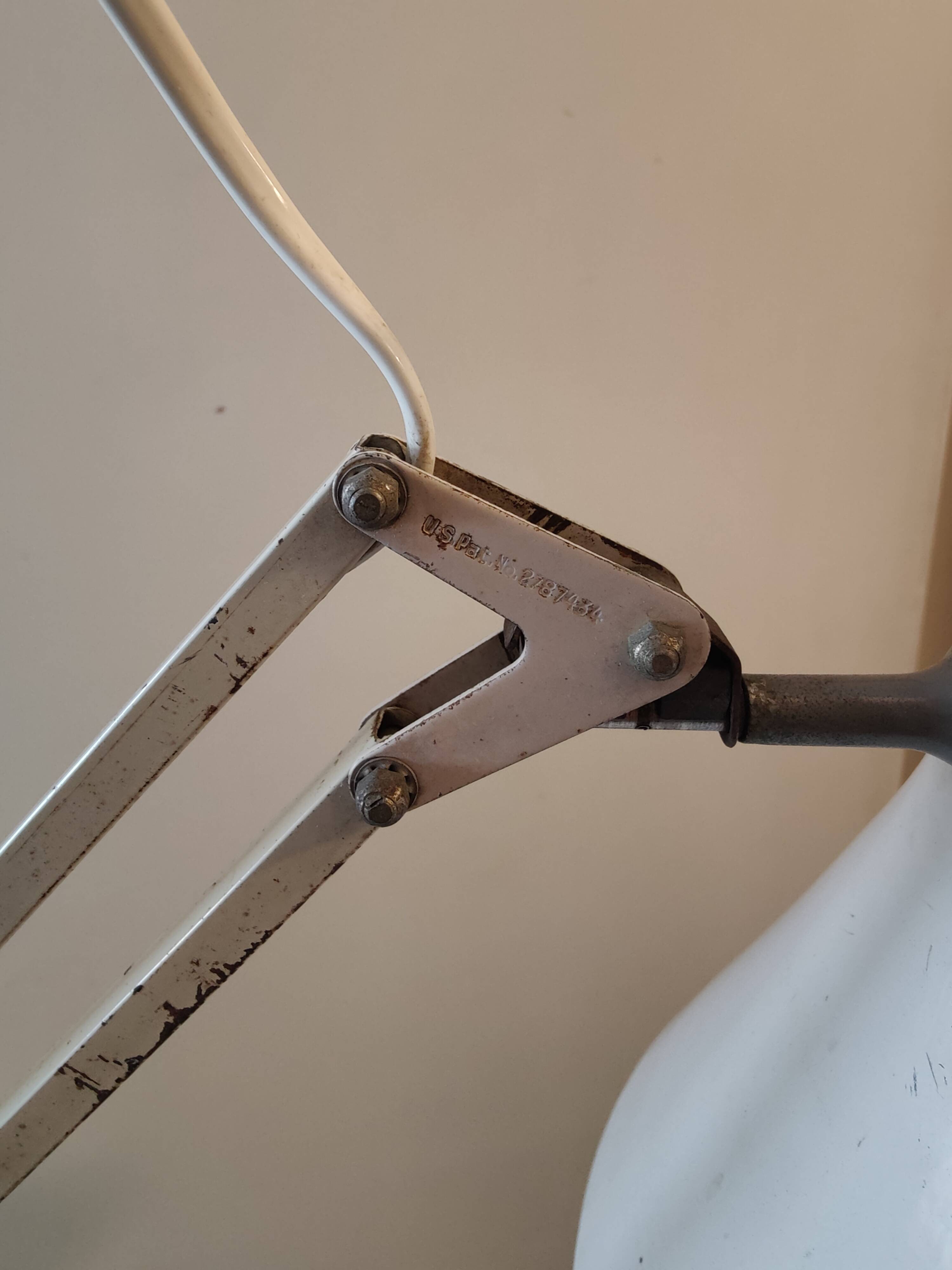 Luxo L-1 articulated lamp, Jacobsen, 1940s