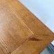 Extendable farmhouse table in oak
