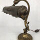 Lampe de bureau articulée bronze et cuivre vers 1900