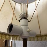 Gilded bronze candlestick mounted as a lamp (electrified to standards)