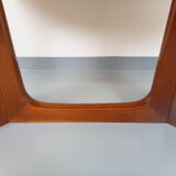 Table à manger ovale extensible en orme par Baumann, années 60-70