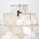 Verner Panton Fun mother-of-pearl chandelier 1 DM.