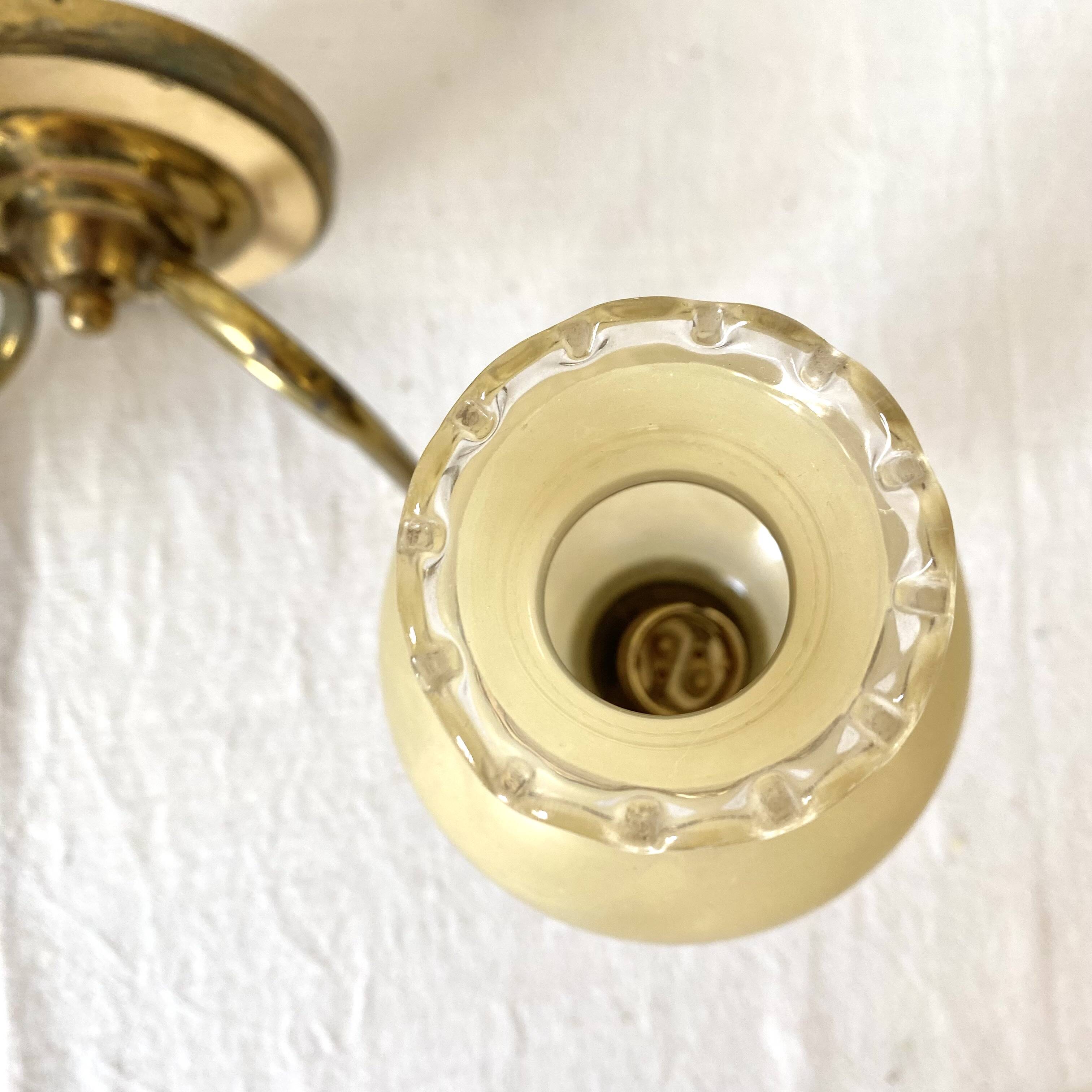 Pair of vintage double sconces