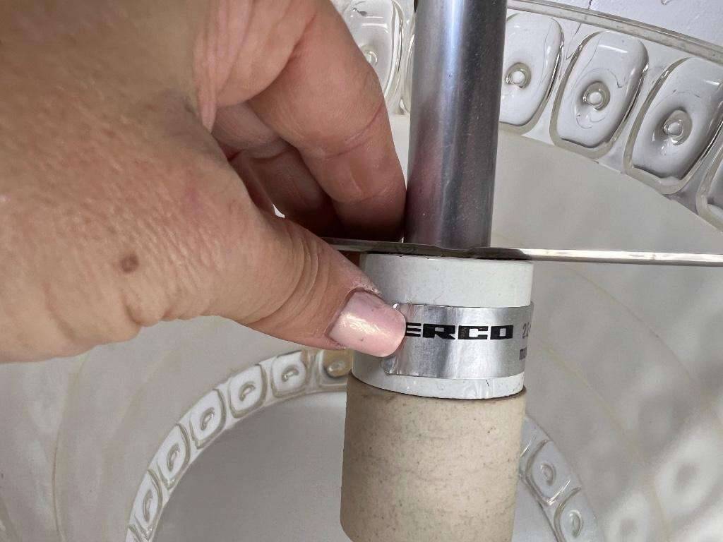 Vintage plexi pendant / chandelier erco