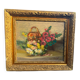 Still Life with Flowers - Oil on Canvas Signed Gautier - Frame Do