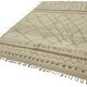 Hand-Knotted Tribal Unique 212 cm x 311 cm Beige Wool Carpet