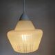 Vintage pendant lamp in glaze, with relief structure, 1980s.