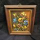 Daniel ROcquelin - Pastel Nature Morte Composition Florale " Pensées"