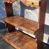 19th-century asymmetrical shelves estaminet display