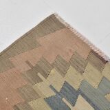 6x10 Soft Vintage Persian Rug, Oushak Wool Area Rug, 181x312Cm