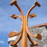 Vintage wooden coat rack, wooden coat rack, entrance hall furniture, dressing room