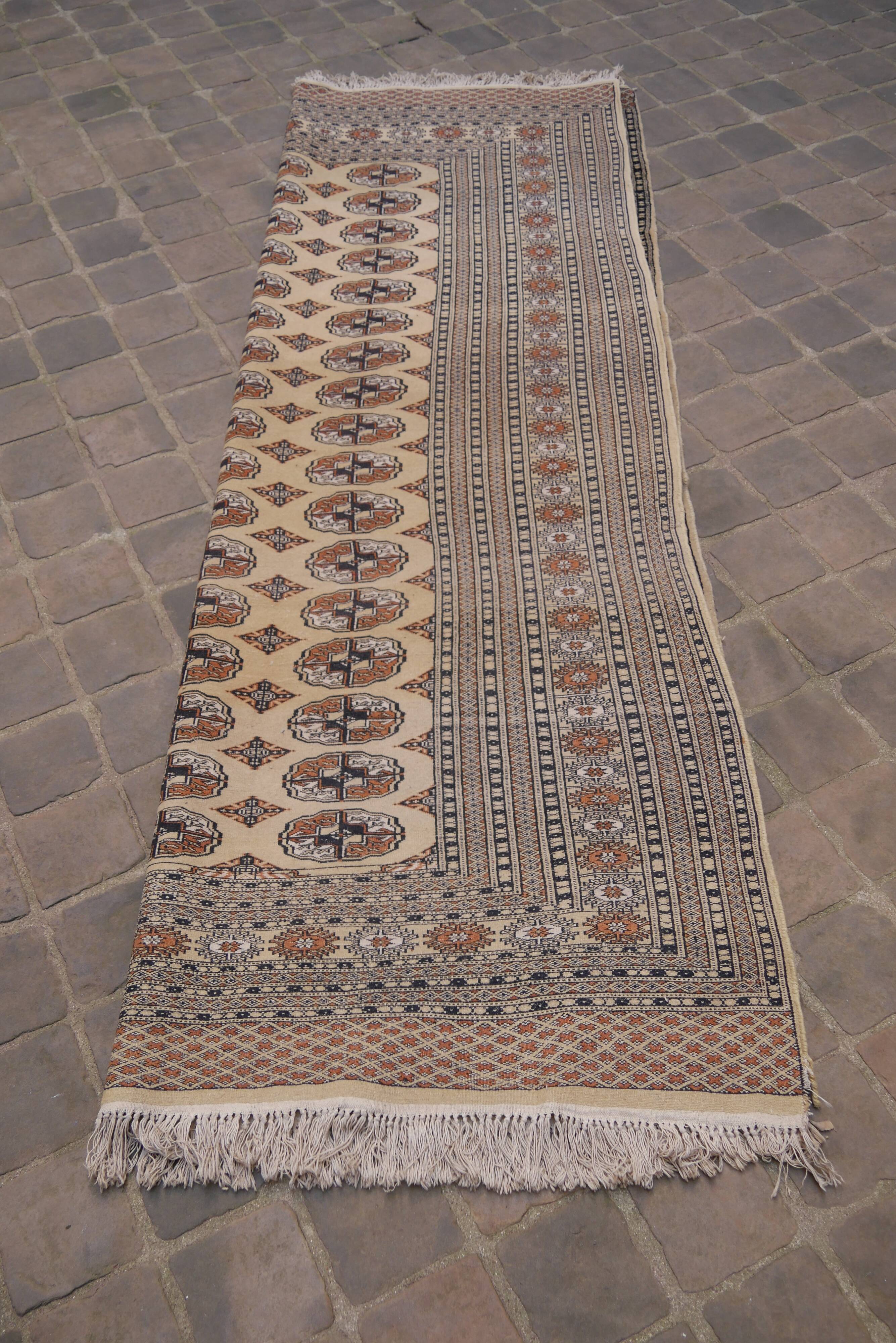 Handmade Oriental Carpet Bukhara Pakistan