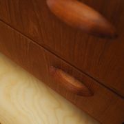 Teak chest of drawers, Danish design, 1970s, made in Denmark