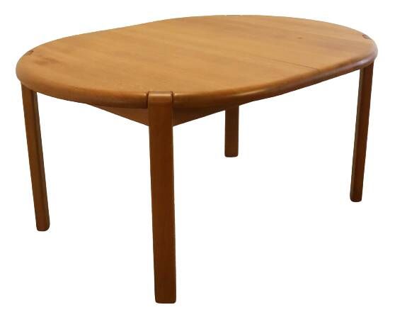 Niels Bach oval dining table 'Korshavn' - japandi / vintage / Danish design