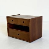 Set of two Italian wooden bedside tables