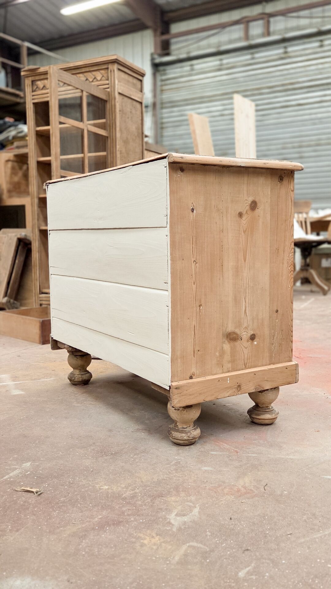 Renovated English commode