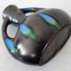 Flamed ceramic vase signed De Bruyn Five Lille