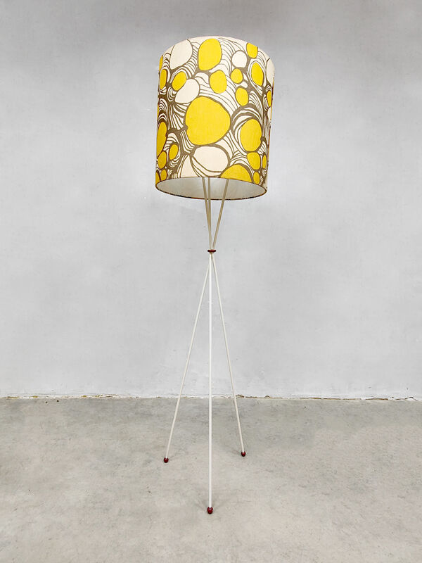 Midcentury trépied lampadaire vintage 'Sixties Power'