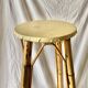 Vintage bamboo and rattan bar stool