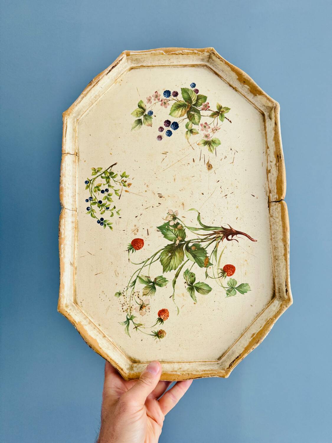 Ancien plateau en bois