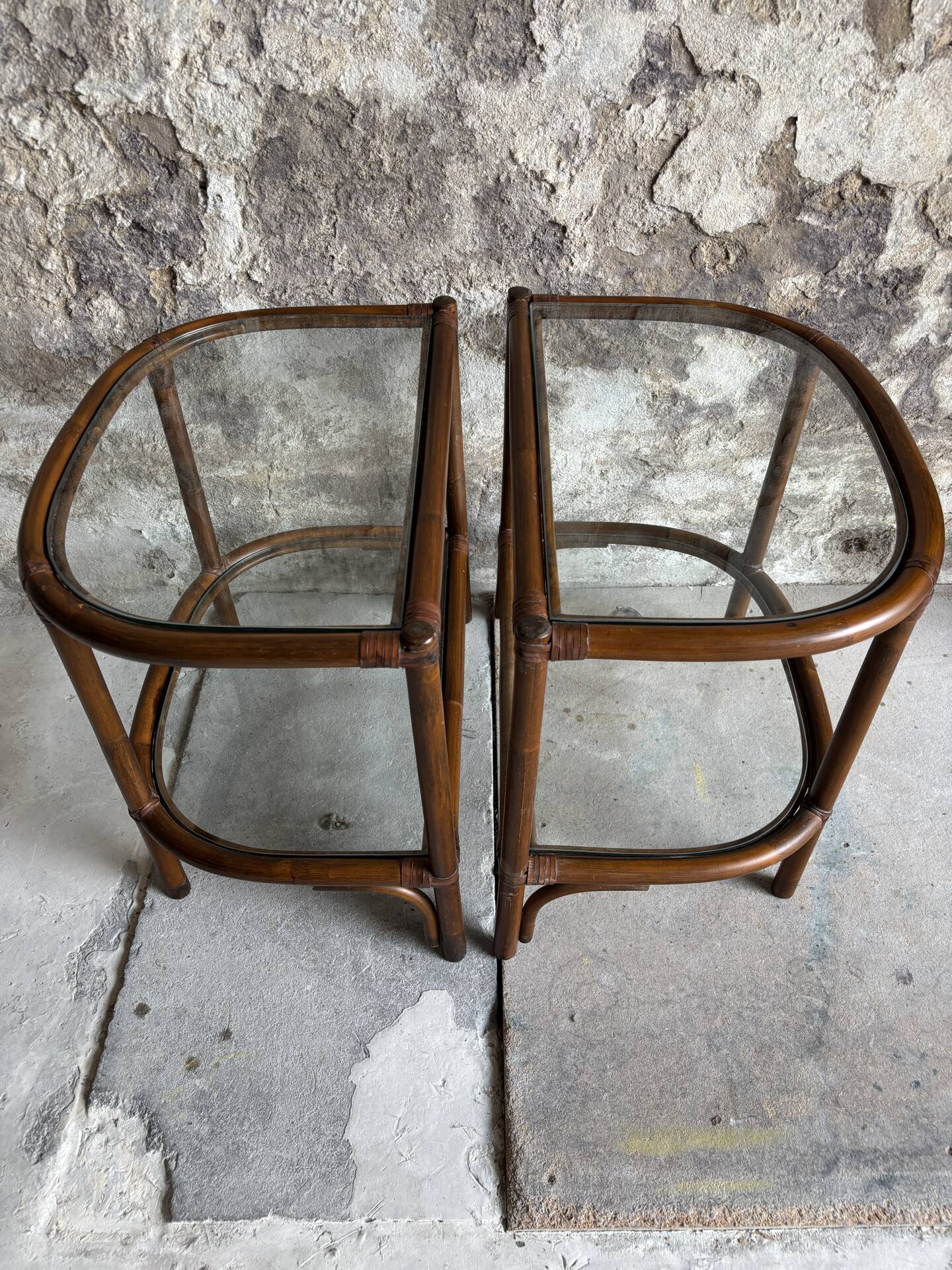 Console rattan or