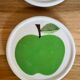 Set of 6 coasters Herrandiz Green Apple Vintage 1970