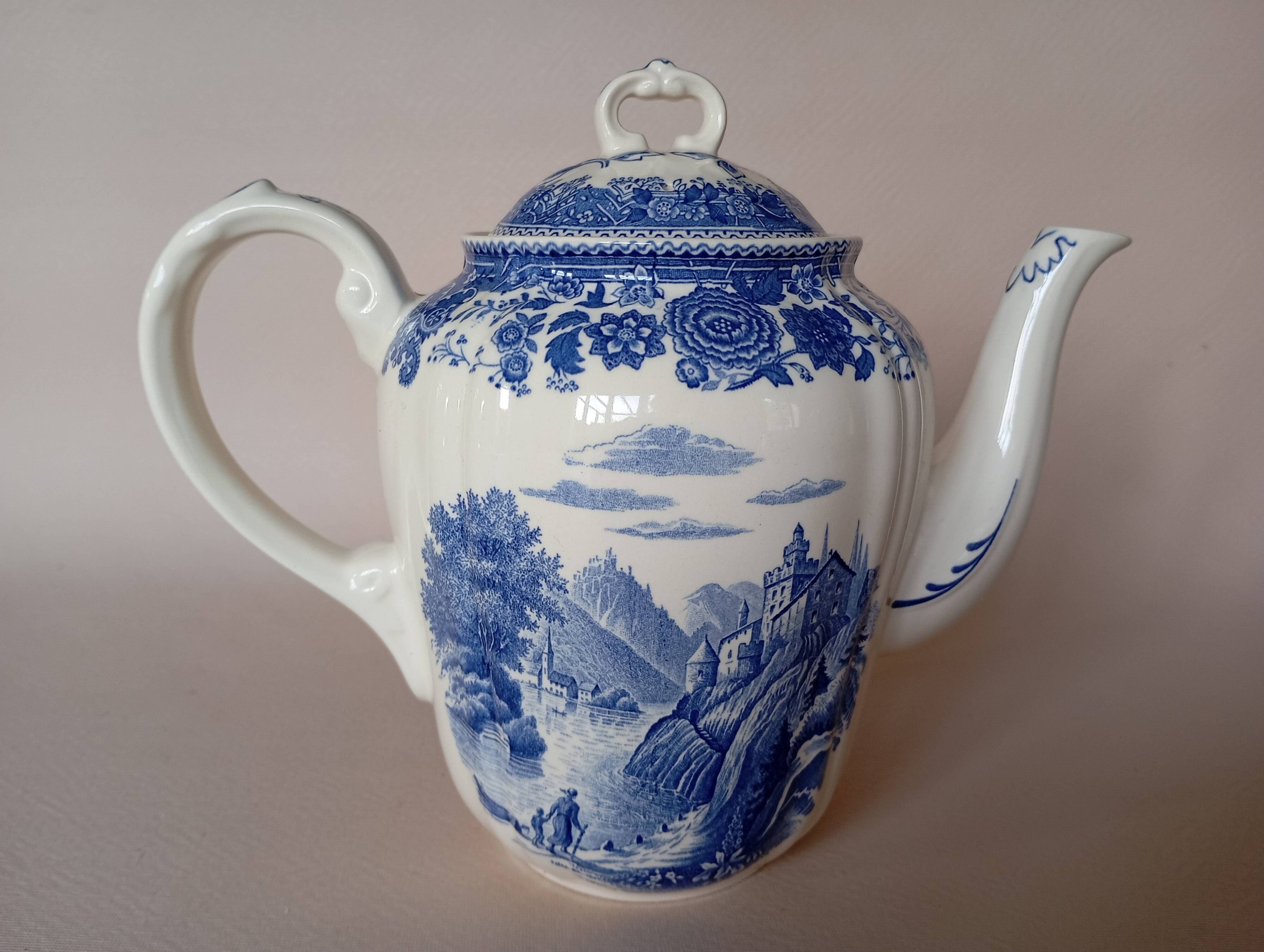 Verseuse 'Burgenland' bleu Villeroy & Boch
