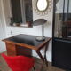 Bureau scandinave pieds compas