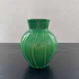 Cracked earthenware vase