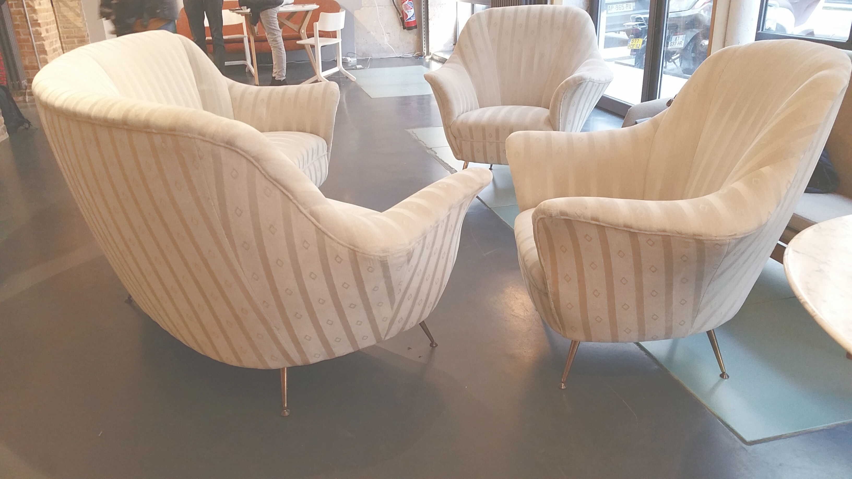 Sofa Design Arc of "Ico Parisi" of 50-60 years