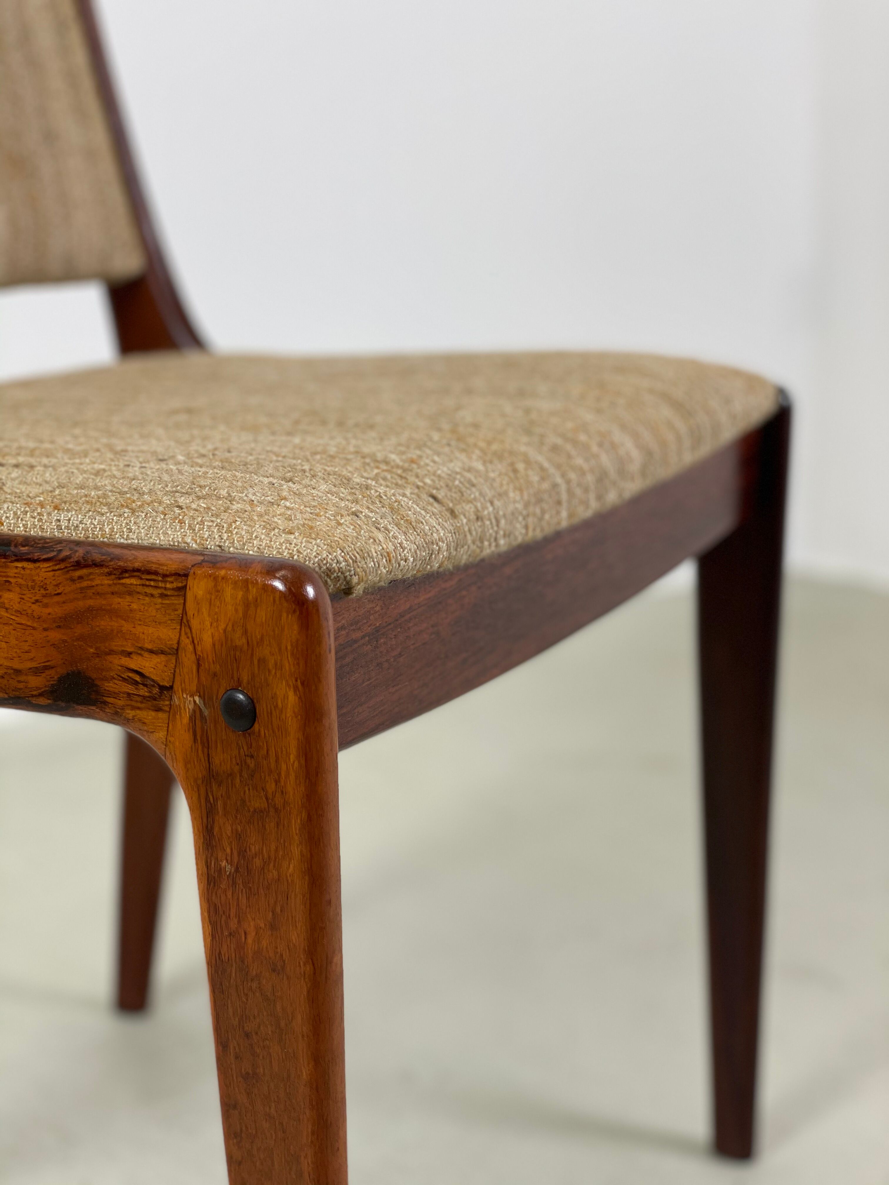 Rosewood dining chair by Johannes Andersen for Uldum Mobelfabrik 1960s