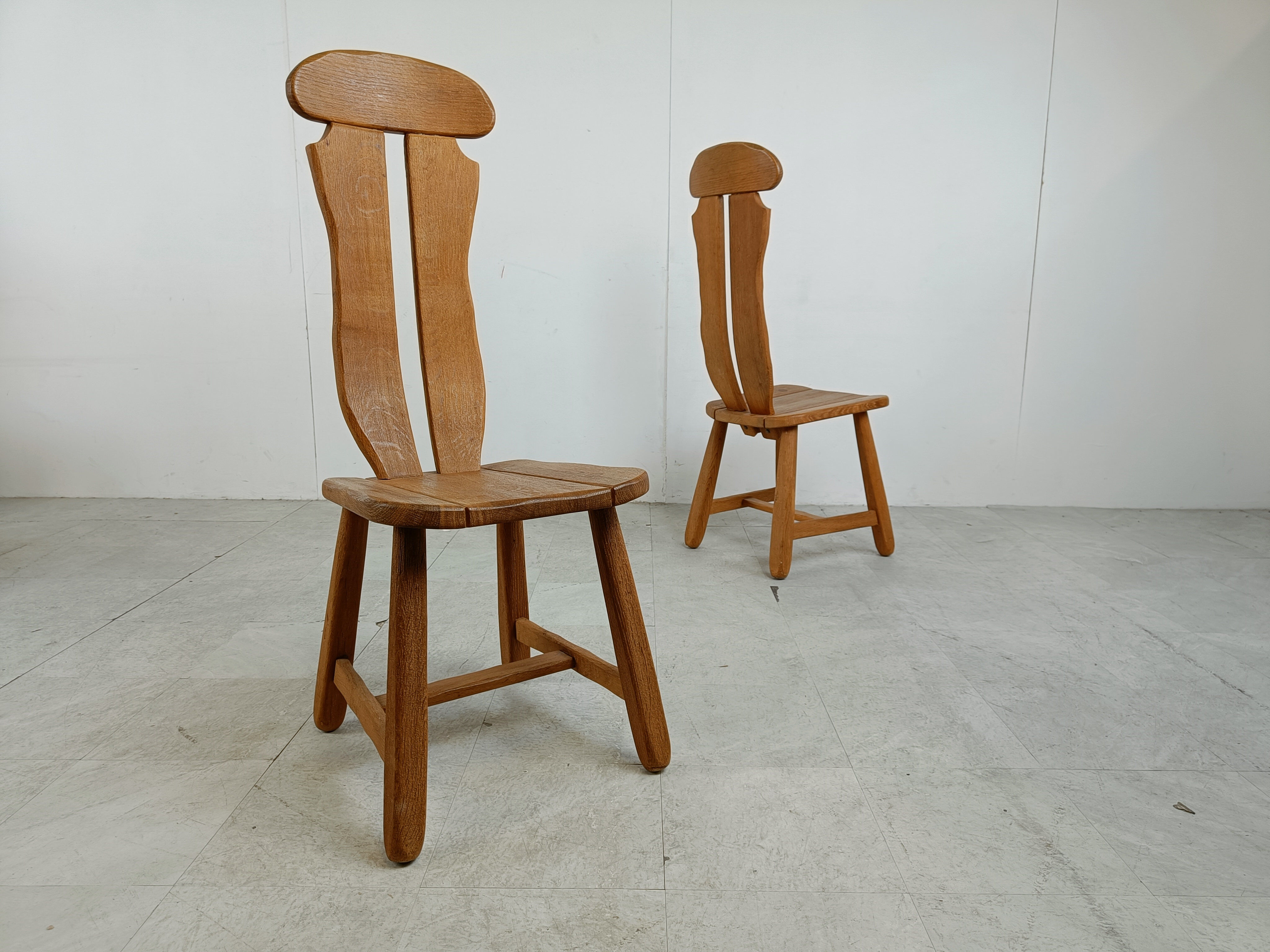Vintage dining chairs by Depuydt, Belgium, set of 5 - 1960s