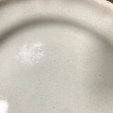 4 white earthenware plates
