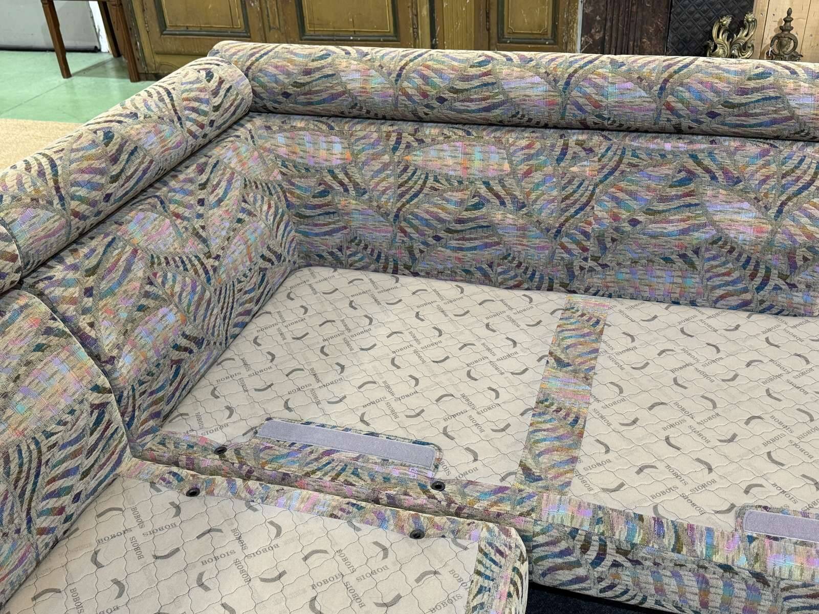 Modular sofa by Roche Bobois from the 1980s in fabric, 2 modules.