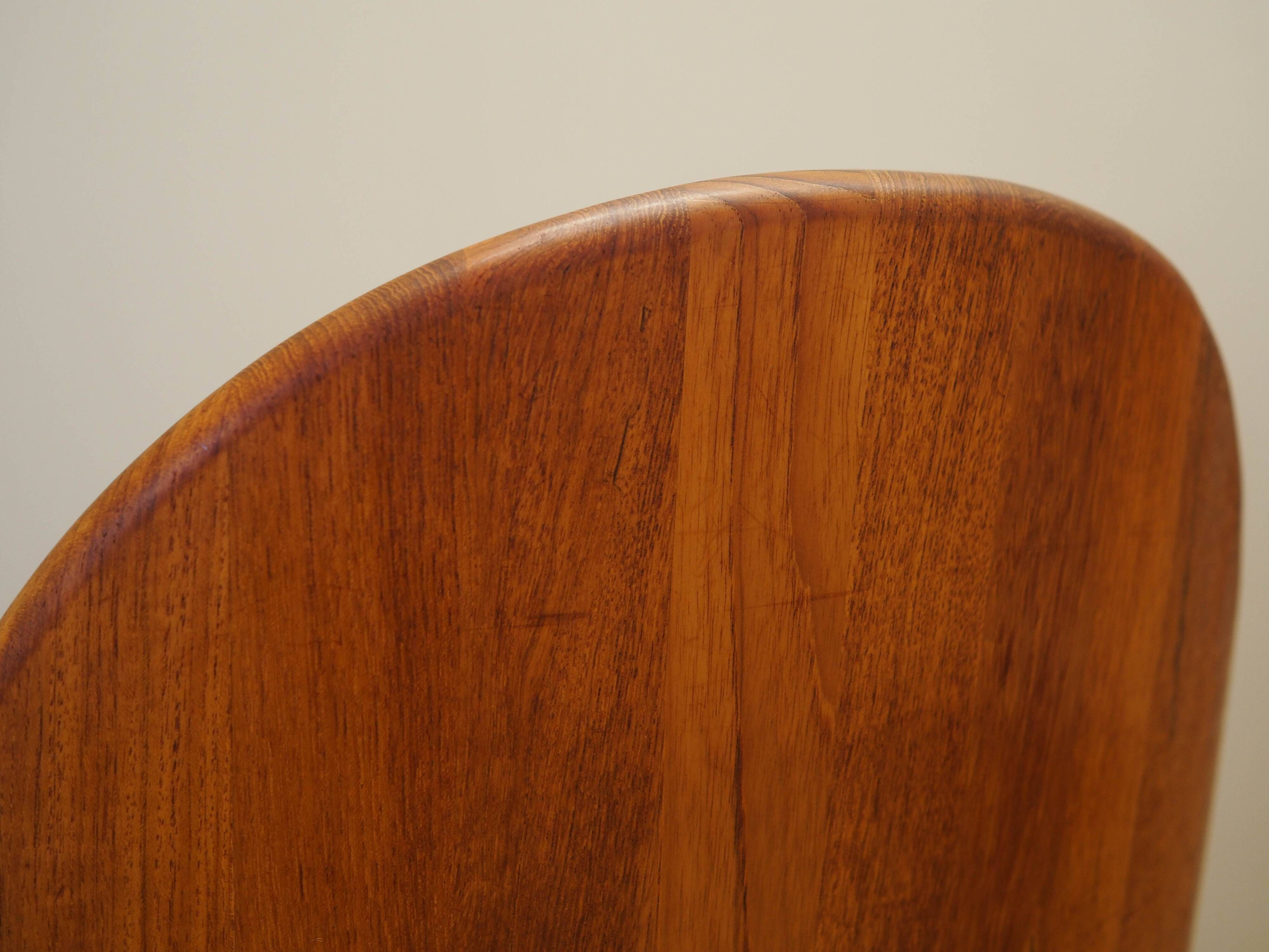 Set of four teak chairs, Danish design, 1960s, Niels Koefoed, Glostrup