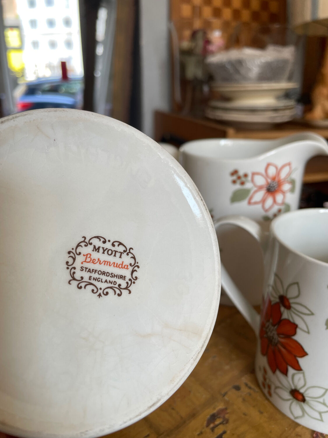 Set 3 pichets myott "bermida" staffordshire england