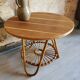 Vintage rattan coffee table