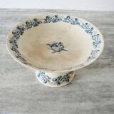 Old longwy ceramic compotier
