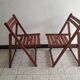 Paire de chaise vintage pliante otk numéro 26