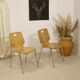 Pair of stackable chairs in Plywood plywood. Ref Leo.