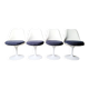 4 Knoll International tulip chairs by Eero saarinen