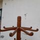 Oak Bistro Coat Rack 1900
