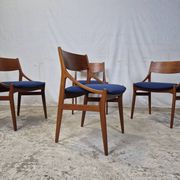 Vintage Danish dining chairs from the 1960s by Vestervig Eriksen.