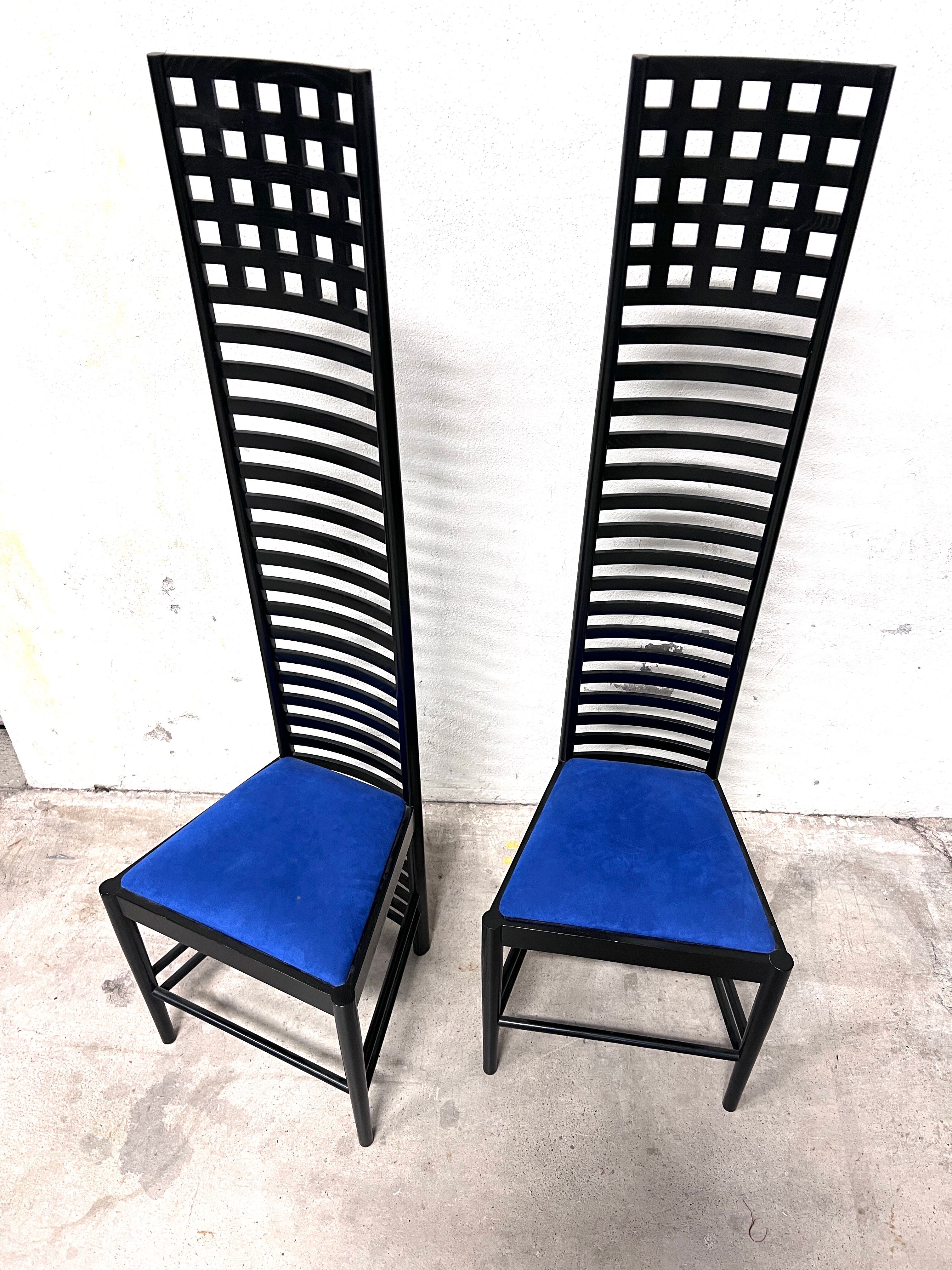 Paire de chaises Hill House par Mackintosh