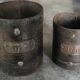 Set of 2 measures or grain pots double liter and liter in iron XlXh