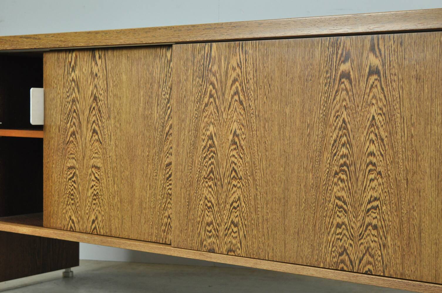 Modern DUTCH DESIGN vintage sideboard with Wenge finish, 1980s
