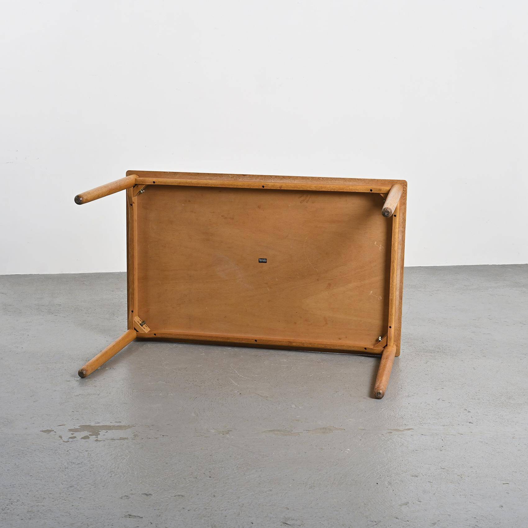 Dining table by Isamu Kenmochi, Tendo Japan 1984