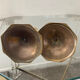 Pair of vintage brass candle holders