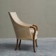 Mid-Century armchair in wool and beech, 1950s