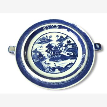 Hot plate XVXIII th century Chinese porcelain